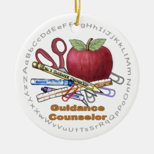 Guidance Counselor Ceramic Ornament
