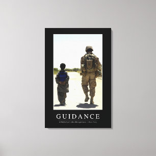 Guidance: Inspirational Quote Canvas Print