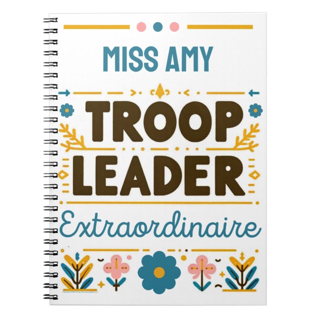 Guide de la troupe de scoutisme de fille Journal o (Devant)