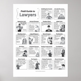 Guide de terrain pour les avocats Poster 18x24