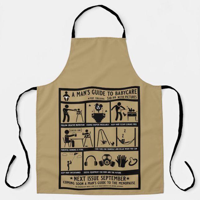 Guide Gifts For New Dads Apron (Front)