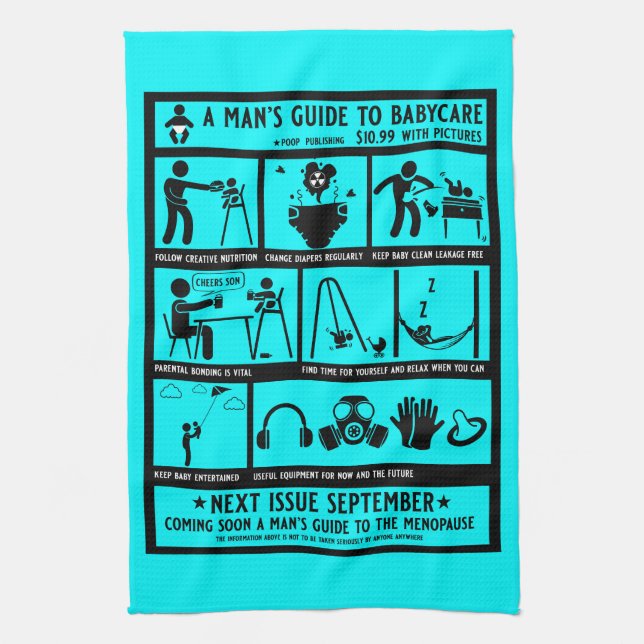 Guide Gifts For New Dads Kitchen Towel (Vertical)