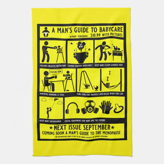 Guide Gifts For New Dads Kitchen Towel (Vertical)