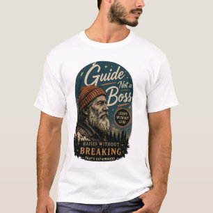Guide Not A Boss Vintage Father Figure Graphic T-Shirt