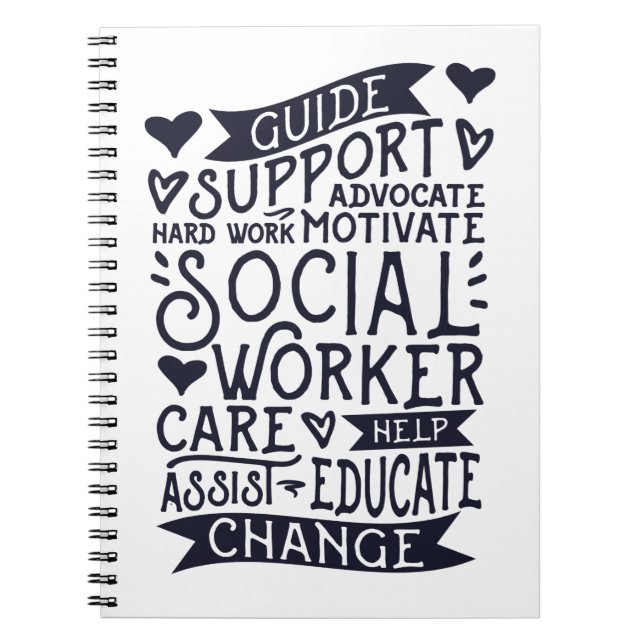 Guide Support Change, Social Worker Notebook (Front)