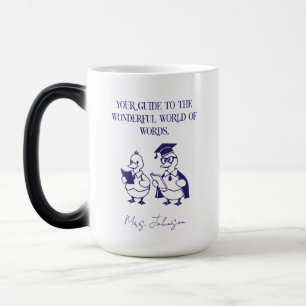 Guide To Wonderful World Of Words Book Lover Magic Mug
