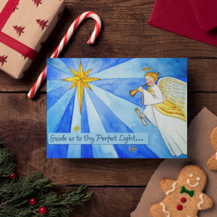 Guide Us to thy Perfect Light Christmas Card
