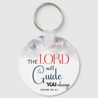 Guide you always keychain