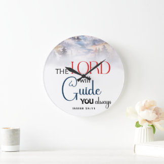 Guide you always large clock