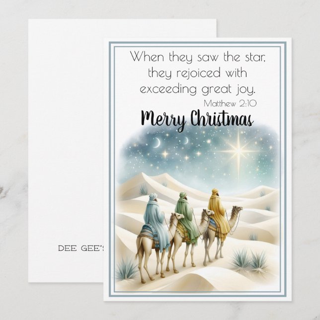 Guided by Glory Holiday Card (Front/Back)