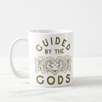 Guided by the Gods Celtic Knot Goat Coffee Mug
