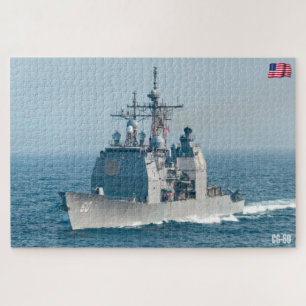GUIDED-MISSILE CRUISER – CG-60 (20x30 INCH) Jigsaw Puzzle