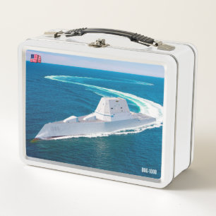 GUIDED-MISSILE DESTROYER – DDG-1000 METAL LUNCH BOX