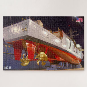 GUIDED-MISSILE DESTROYER – DDG-96 (20x30 INCH) Jigsaw Puzzle