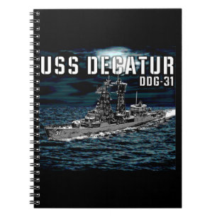 Guided missile destroyer Decatur Notebook