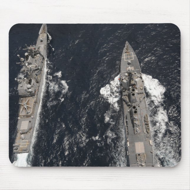 Guided-missile destroyer USS Gridley Mouse Pad (Front)