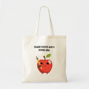 Guiding Futures Helping Hand Educator Role Tote Bag