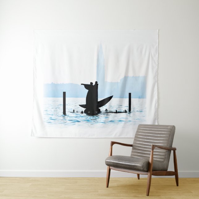 GUIDING HAND Large Tapestry (In Situ (Horizontal))