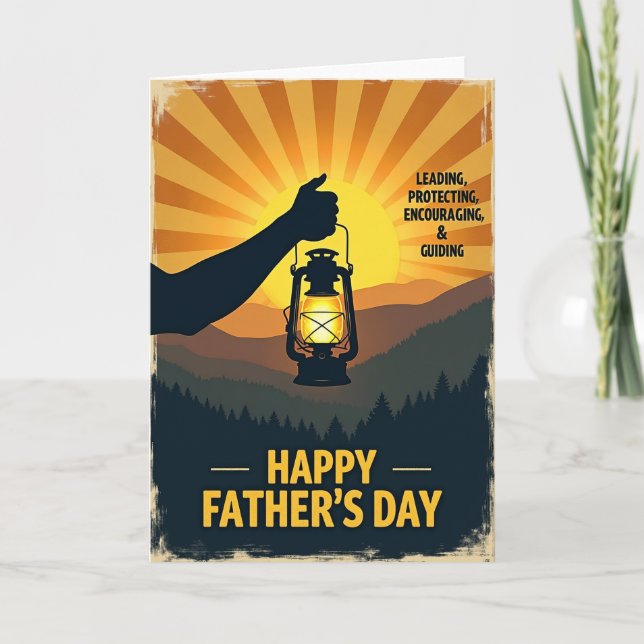 Guiding Light Fathers Day Card (Front)