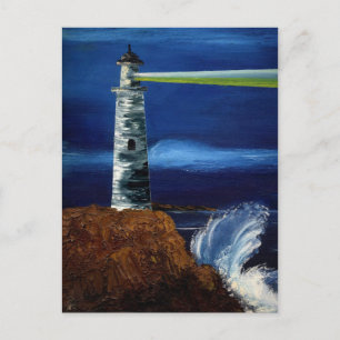 GUIDING LIGHT (lighthouse design 2) ~ Postcard