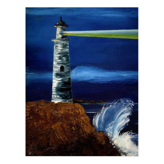 GUIDING LIGHT (lighthouse design 2) ~ Postcard