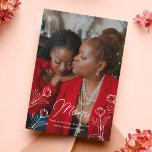 Guiding Light Mother's Day Photo Flat Card<br><div class="desc">This Mother's Day card is a beautiful and heartfelt tribute to the guiding force in your life. The front of the card features the quote "Thank you for being the guiding light that has always led me home" in elegant writing surrounded by delicate white floral sketches. The personalized photo of...</div>