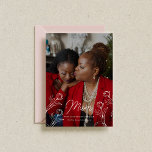 Guiding Light Mother's Day Photo Flat Card<br><div class="desc">This Mother's Day card is a beautiful and heartfelt tribute to the guiding force in your life. The front of the card features the quote "Thank you for being the guiding light that has always led me home" in elegant writing surrounded by delicate white floral sketches. The personalized photo of...</div>
