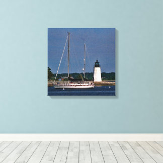 Guiding Light of Newport Canvas Print
