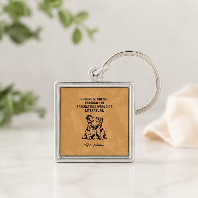 Guiding Students Fascinating World Of Literature Keychain (Creator Uploaded)