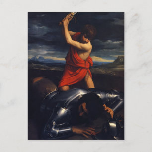 Guido Reni- David and Goliath Postcard