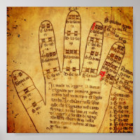 Guidonian Hand (late 15th century)