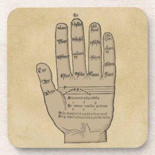 Guidonian Hand, Medieval Music Theory Coaster