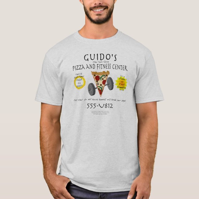 Guido's Pizza & Fitness Centre T-Shirt (Front)