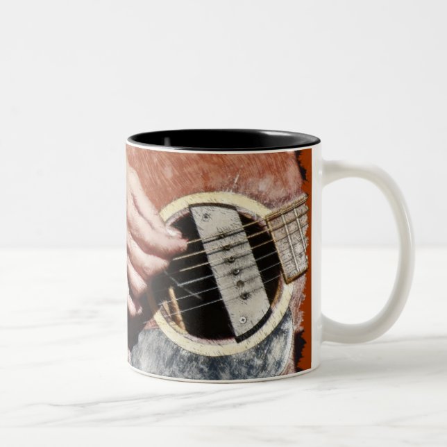 GUIITAR JOUEUR Musique-Lover Mugs (Droit)