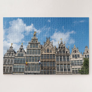 Guild houses Grote Markt Antwerp Jigsaw Puzzle