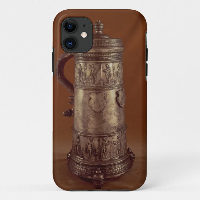 Guild tankard, silvered pewter, 1564 Case-Mate iPhone case (Back)