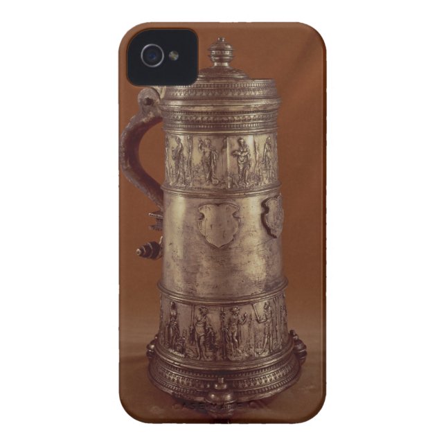 Guild tankard, silvered pewter, 1564 Case-Mate iPhone case (Back)