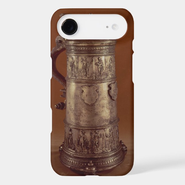 Guild tankard, silvered pewter, 1564 Case-Mate iPhone case (Back)