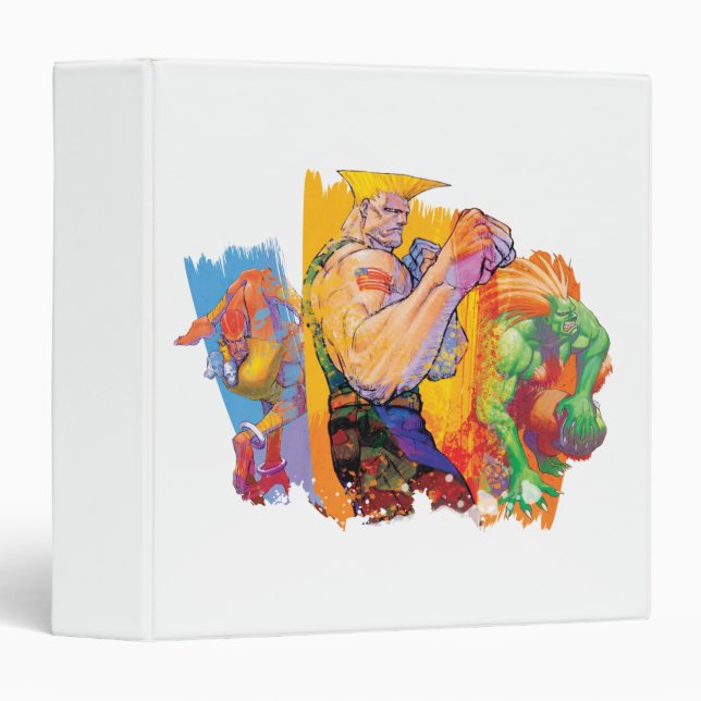 Guile, Blanka & Dhalsim Binder (Front/Spine)