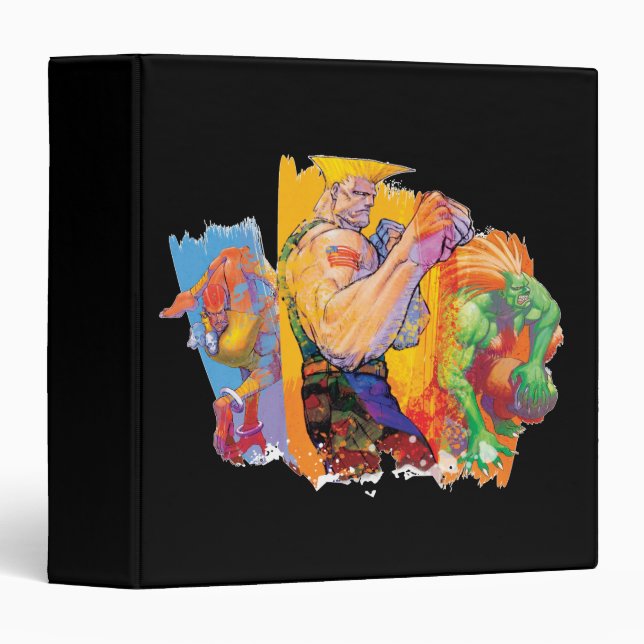 Guile, Blanka & Dhalsim Binder (Front/Spine)