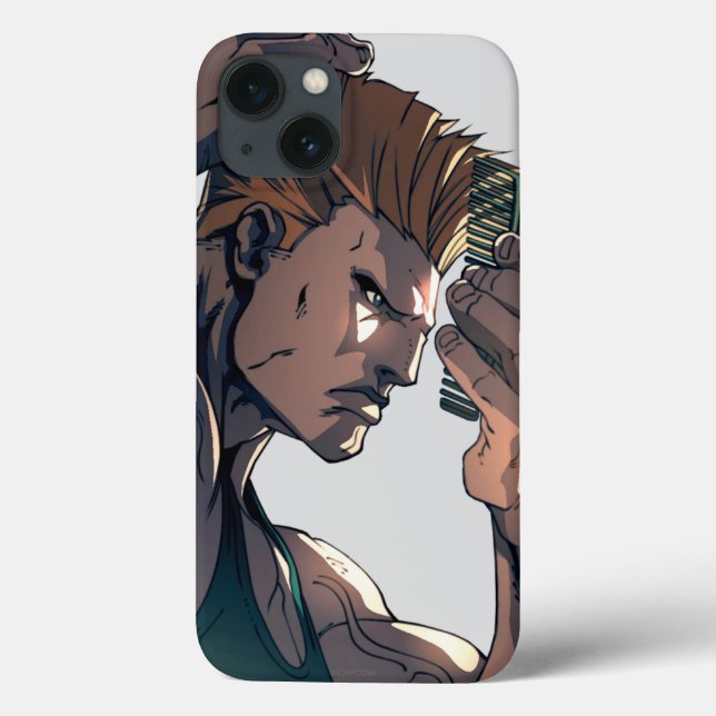 Guile Combing Hair Case-Mate iPhone Case (Back)