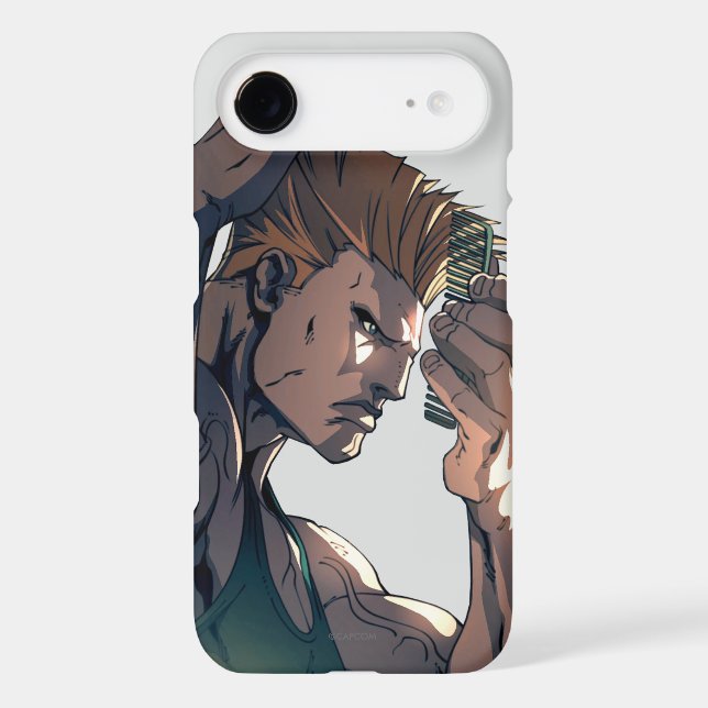 Guile Combing Hair Case-Mate iPhone Case (Back)