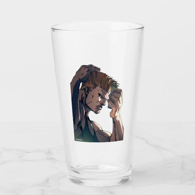 Guile Combing Hair Glass (Front)