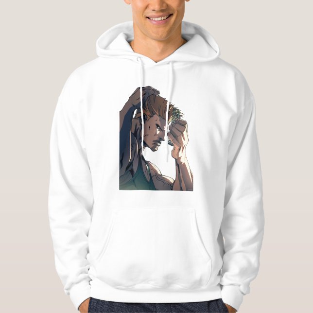 Guile Combing Hair Hoodie (Front)