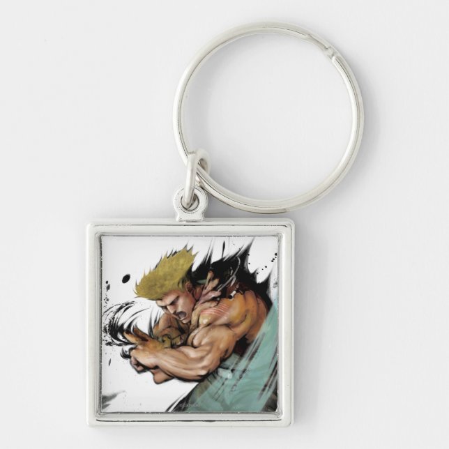 Guile Sonic Boom Keychain (Front)