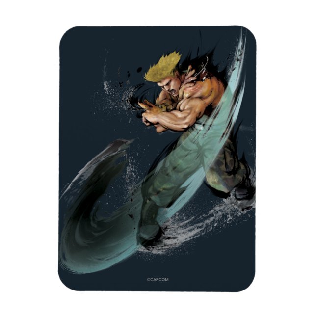 Guile Sonic Boom Magnet (Vertical)
