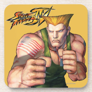 Guile With Fists Coaster