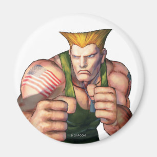 Guile With Fists Magnet