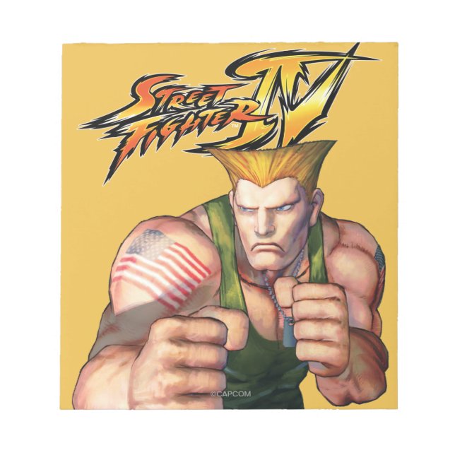 Guile With Fists Notepad (Front)