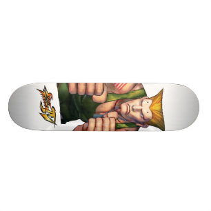 Guile With Fists Skateboard